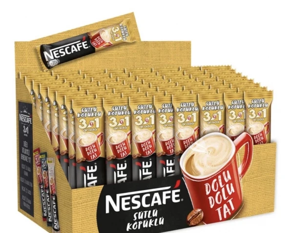 Nescafe Sütlü Köpüklü 3’ü 1 Arada 48x17.4 gr ürün görseli 1