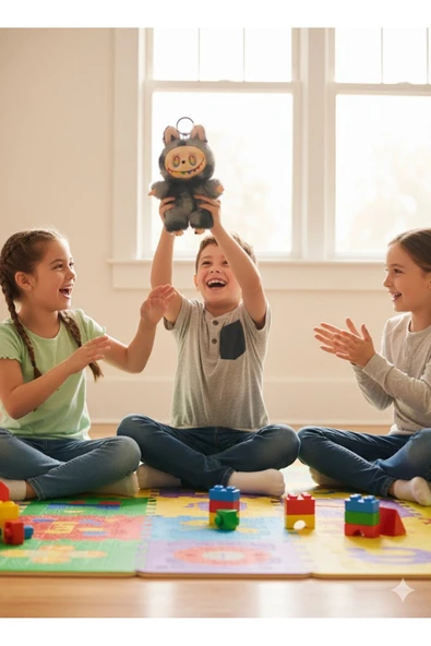 Nadir Renk Labubu Peluş Oyuncak - Resim 3