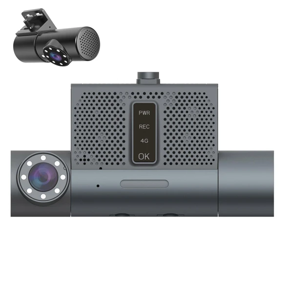 TECHSMART DAHİLİ 2 KAMERALI + HARİCİ 1 KAMERA + WIFI + H265 MOBİL ARAÇ KAMERA TCH-BK6MZH-3CH - Resim 3