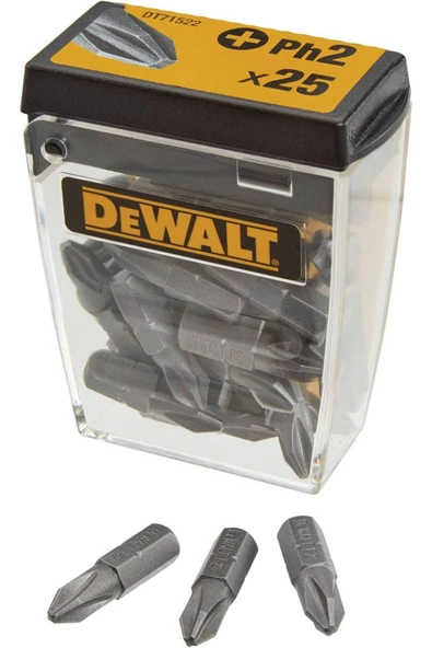 Dewalt DT71522 Vidalama Uç, Metalik, 25 Adet Matkap Ucu , Tornavida Ucu , Vidalama Ucu Profesyonel - Resim 3
