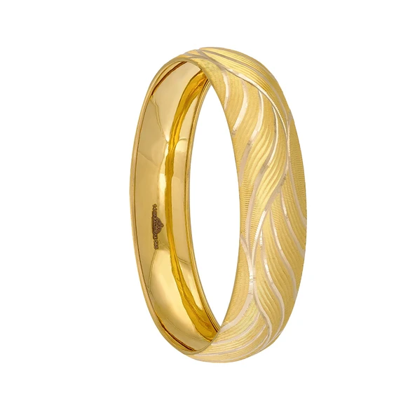 AgaKulche 14 Ayar 10 Gram Dalgalı Şarnel Altın Bilezik ürün görseli 1