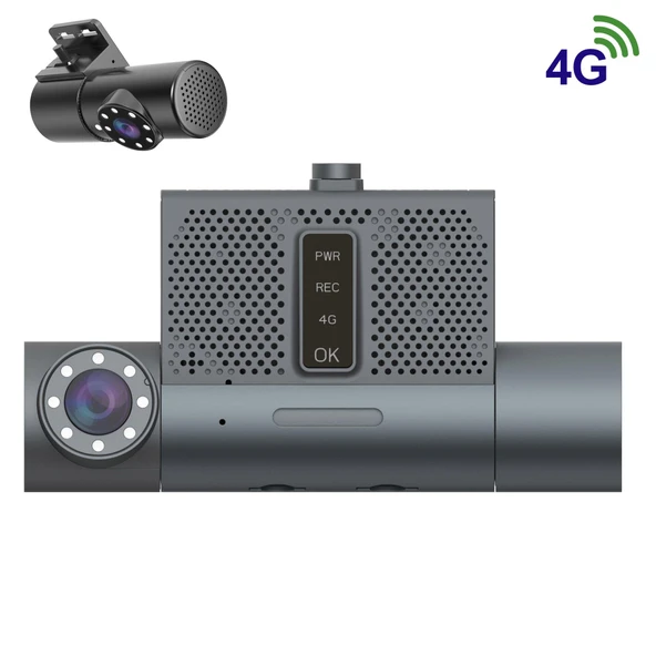 TECHSMART DAHİLİ 2 KAMERALI + HARİCİ 1 KAMERA + 4G + H265 MOBİL ARAÇ KAMERA TCH-BK6MZH-3CH-4G - Resim 2