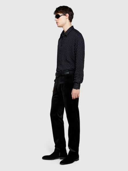 %100 Viskoz Regular Fit Puantiyeli Gömlek Erkek Renkli Gömlek - 323A5W7SLQ06M ürün görseli 1