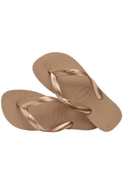 Havaianas   HAV. TOP TIRAS Kadın PEMBE ALTIN Terlik - 4137428 - Resim 3