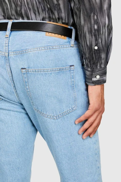 Sisley   %100 Koton Detroit Regular Fit Denim Pantolon Erkek Renkli Pantolon - 323A4V8JSE01K - Resim 9