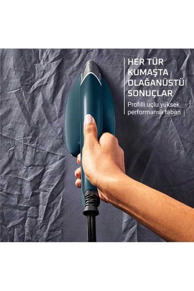 Duo Power 2 in 1 Kırışıklık Giderici 1700 Watt Buharlı Düzleştirici ve Ütü - Resim 4