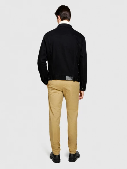 Sisley   Esnek Slim Fit Chino Pantolon Erkek Bej T-Shirt - 323A4JGCSF03E ürün görseli 1