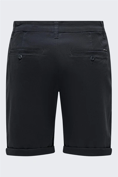 Only & Sons   ONSPETER LIFE REGULAR 0013 SHORTS NOOS Erkek Dark Navy Şort - 22027905 - Resim 2