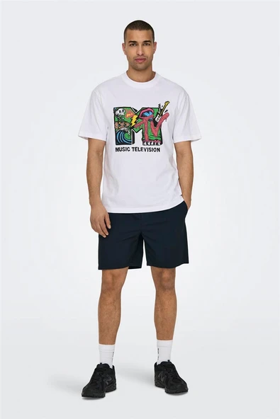 Only & Sons   ONSTEL LIFE 0119 SHORTS NOOS Erkek Dark Navy Şort - 22027949 - Resim 5