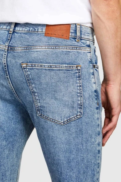 Sisley   Phoenix Regular Fit Kivrik Paça Denim Pantolon Erkek Renkli Pantolon - 323A4I4ISE01O - Resim 9