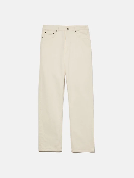 Stockholm Slim Fit Denim Pantolon Erkek Beyaz Pantolon - 323A4OH2SE01P - Resim 3