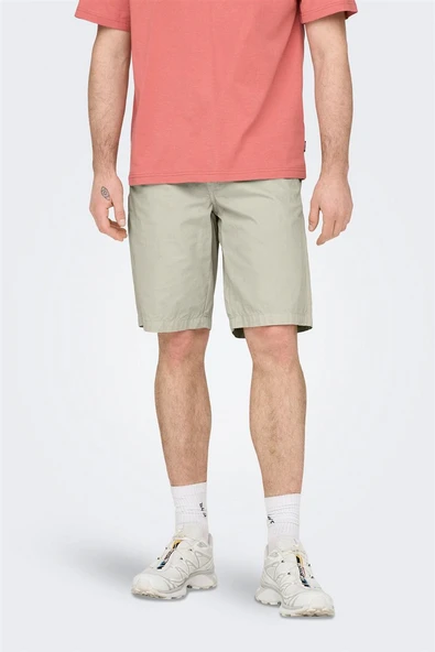 Only & Sons   ONSLOC SHORTS 0157 SHORTS Erkek Moonstruck Şort - OS22029213 - Resim 3