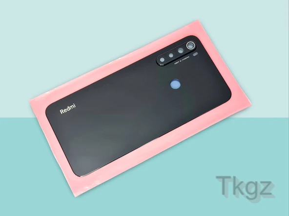 Xiaomi REDMİ NOTE 8 Arka Pil Batarya Kapağı Kapak ( Full Kamera Lensli ) SİYAH ürün görseli 1