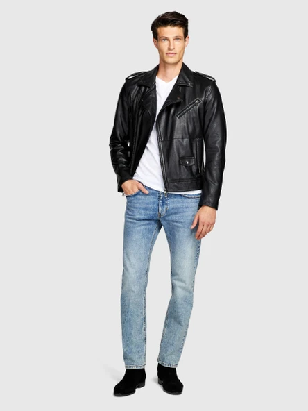 Sisley   Phoenix Regular Fit Kivrik Paça Denim Pantolon Erkek Renkli Pantolon - 323A4I4ISE01O - Resim 3