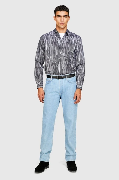 Sisley   %100 Koton Detroit Regular Fit Denim Pantolon Erkek Renkli Pantolon - 323A4V8JSE01K - Resim 11