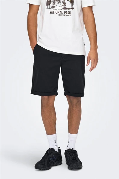 Only & Sons   ONSPETER LIFE REGULAR 0013 SHORTS NOOS Erkek Dark Navy Şort - 22027905 - Resim 3