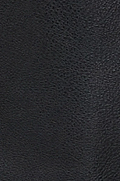 Sisley   Suni Deri Önü Pileli Regular Fit Deri Şort Kadın Siyah Şort - 323A4X9WL900W - Resim 10