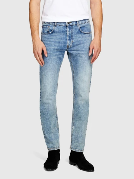 Sisley   Phoenix Regular Fit Kivrik Paça Denim Pantolon Erkek Renkli Pantolon - 323A4I4ISE01O - Resim 2