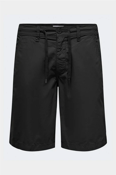 Only & Sons   ONSLOC SHORTS 0157 SHORTS Erkek Black Şort - OS22029213 ürün görseli 1