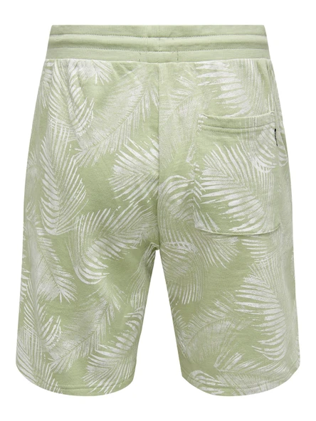 Only & Sons   ONSPERRY LIFE REG LEAF SHORTS Erkek Yeşil Şort - 22025285 - Resim 2