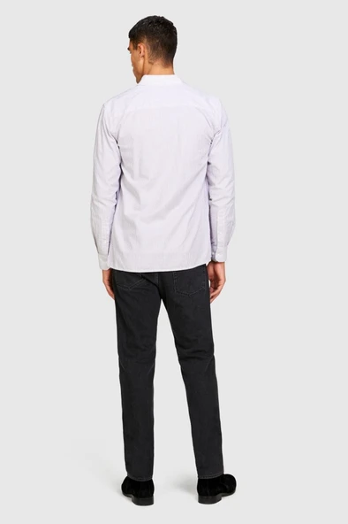 Sisley   %100 Koton Liverpool Slim Fit Denim Pantolon Erkek Lacivert Pantolon - 323A4V8JSE01L - Resim 7