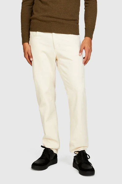 Stockholm Slim Fit Denim Pantolon Erkek Beyaz Pantolon - 323A4OH2SE01P - Resim 8