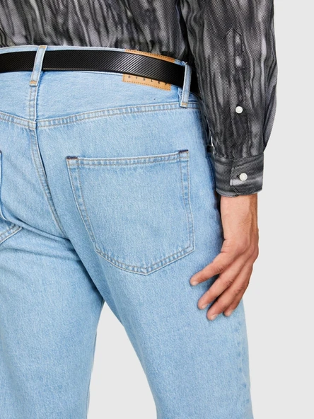 Sisley   %100 Koton Detroit Regular Fit Denim Pantolon Erkek Renkli Pantolon - 323A4V8JSE01K - Resim 4