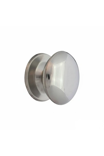 PASLANMAZ BOMBELİ AYNALI KAPI TOKMAĞI TOKMAK İNOX RENK ürün görseli 1