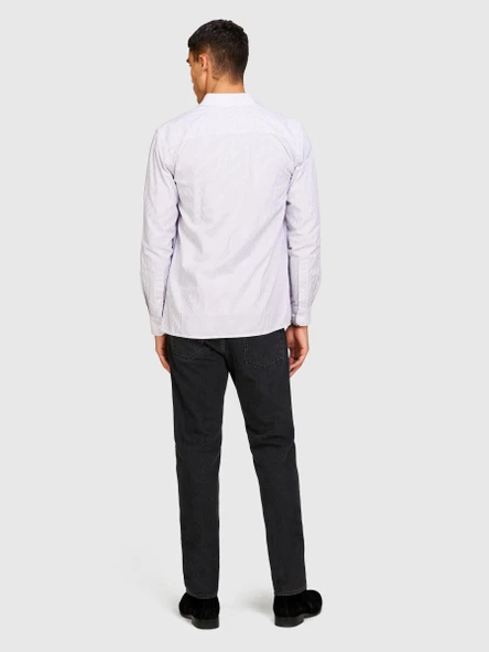 Sisley   %100 Koton Liverpool Slim Fit Denim Pantolon Erkek Lacivert Pantolon - 323A4V8JSE01L - Resim 5