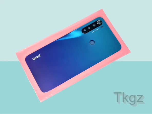 Xiaomi REDMİ NOTE 8 Arka Pil Batarya Kapağı Kapak ( Full Kamera Lensli ) MAVİ ürün görseli 1