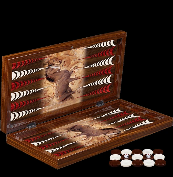 Atlı Tavla Artwork ürün görseli 1