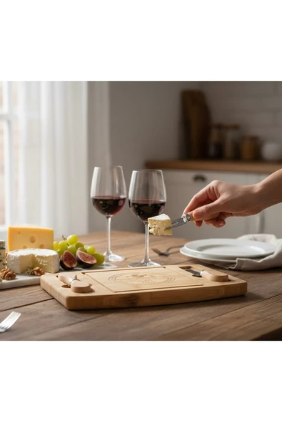 Bambu Kahvaltı ve Peynir Sunum Seti ürün görseli 1