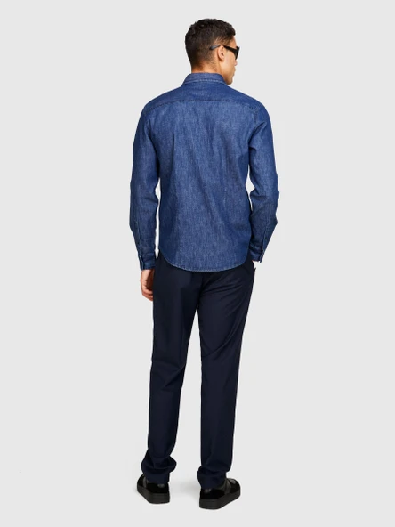 Sisley   Poliviskoz Slim Fit Pantolon Erkek Renkli Pantolon - 323A47G6SF034 - Resim 3