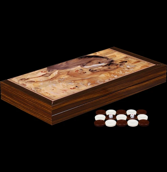 Atlı Tavla Artwork - Resim 2