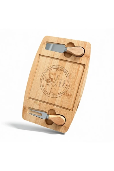 Bambu Kahvaltı ve Peynir Sunum Seti - Resim 4