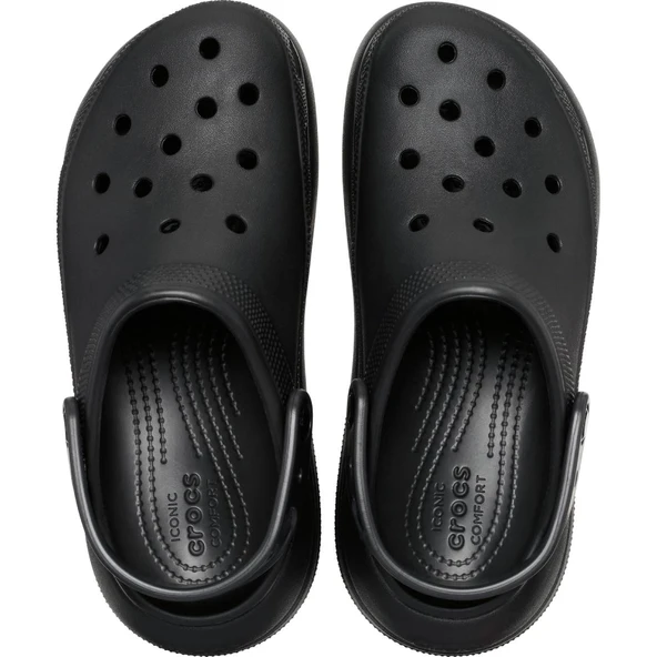 Crocs   Crush Clog Uniseks Siyah Terlik - 207521 - Resim 6