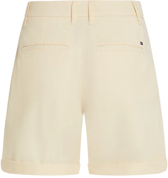 Tommy Hilfiger   CO BLEND GMD CHINO SHORT Kadın Sarı Şort - WW0WW42457 - Resim 3