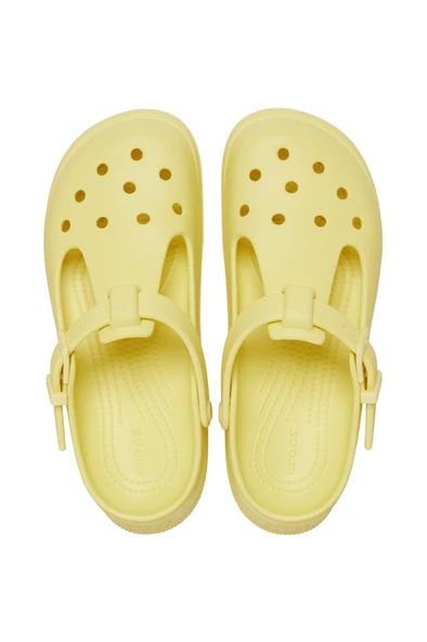 Crocs   Classic Mary Jane Clog Uniseks Sarı Terlik - 210581 - Resim 9