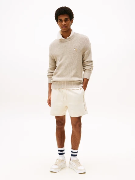 TJM RLX NEW CLSSCS BEACH SHORT Erkek Bej Şort - DM0DM21781 - Resim 4