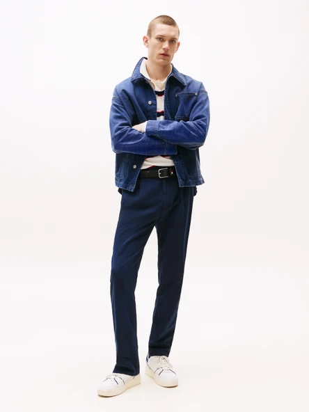 Tommy Hilfiger   TJM ISAAC LIGHT COTTON PANTS Erkek Mavi Pantolon - DM0DM21705 - Resim 2