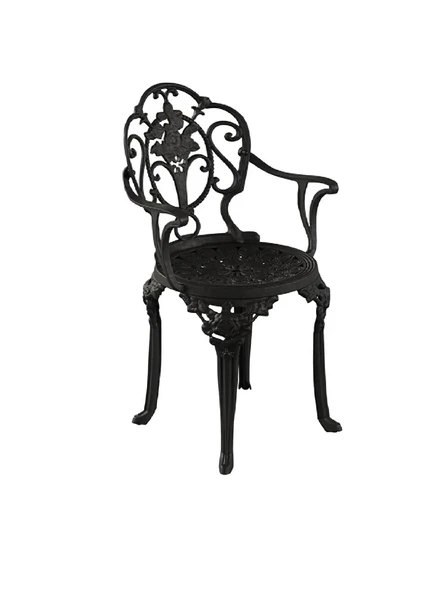 Ferforje Isparta Sandalye Siyah ürün görseli 1