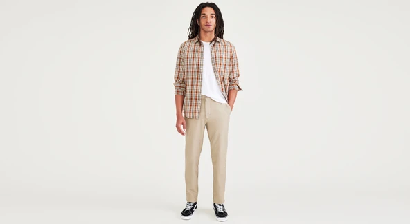 Dockers   COMFORT KNIT CHINO SKNY TRUE CHINO Erkek Bej Pantolon - A4264 - Resim 2