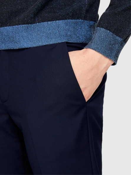 Sisley   Poliviskoz Slim Fit Formal Pantolon Erkek 016 Pantolon - 323A4KI356Y89 - Resim 6