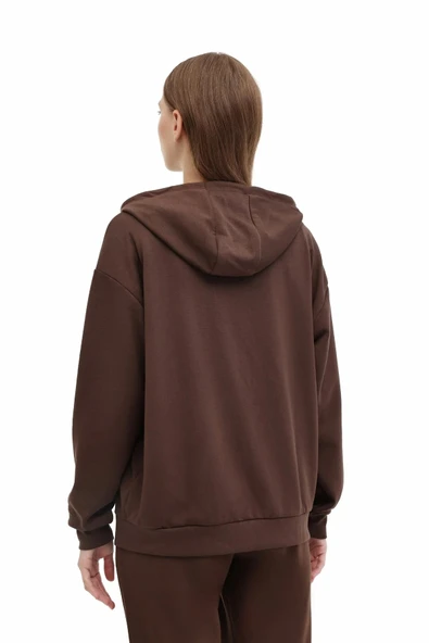 WB CARLA-H GINSEN 5PR Kadın Kahverengi Sweatshirt - 102031375 - Resim 2