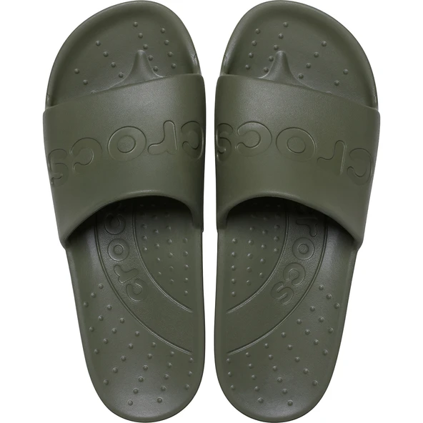 Crocs   Crocs Slide Uniseks Yeşil Terlik - 210088 - Resim 4
