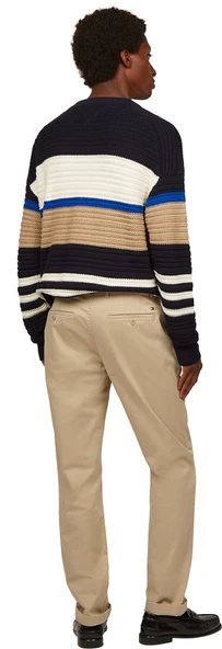 Tommy Hilfiger   DENTON CHINO SATIN Erkek Bej Pantolon - MW0MW37873 - Resim 6