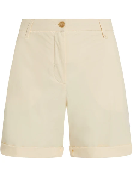 Tommy Hilfiger   CO BLEND GMD CHINO SHORT Kadın Sarı Şort - WW0WW42457 ürün görseli 1