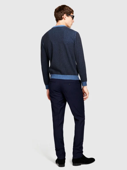 Sisley   Poliviskoz Slim Fit Formal Pantolon Erkek 016 Pantolon - 323A4KI356Y89 - Resim 3