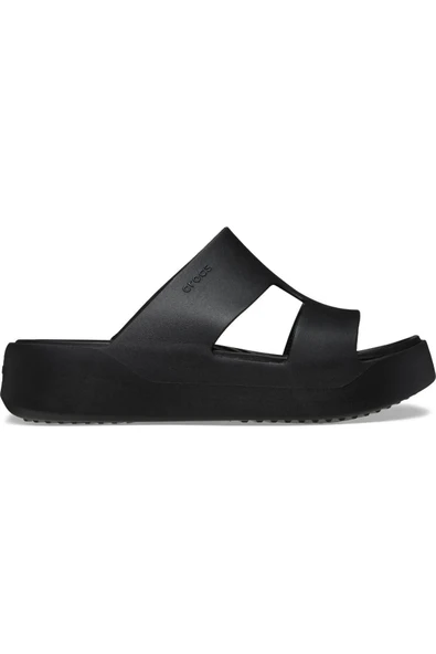 Crocs   Getaway Platform H-Strap Kadın Siyah Terlik - 209409 ürün görseli 1