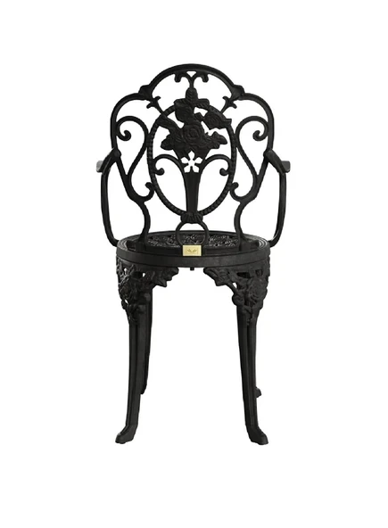 Ferforje Isparta Sandalye Siyah - Resim 2